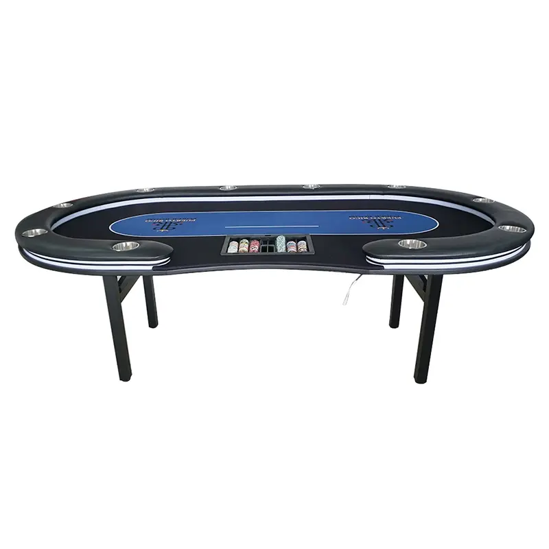 What are the types of gambling tables?