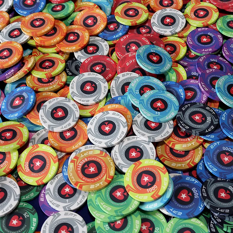 Ceramic EPT Poker Chips